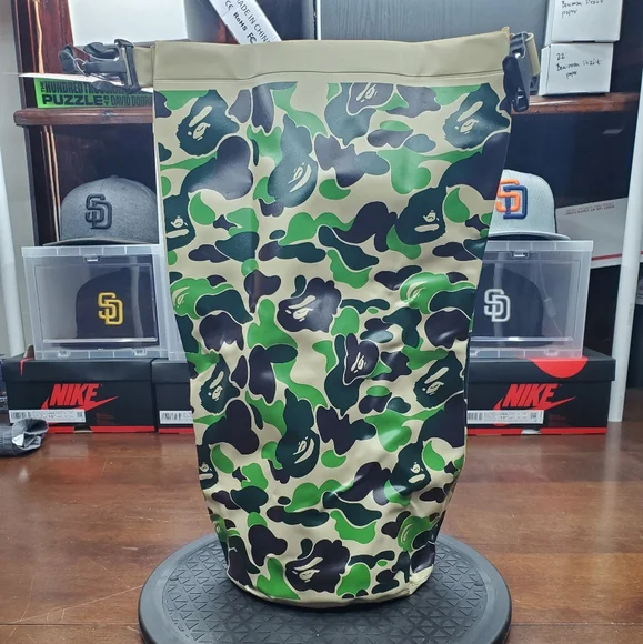 COPY - Bape Green Brown Camouflage Duffel Bag - Picture 5 of 8